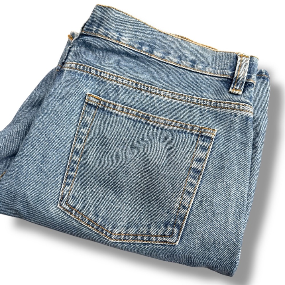 Blue Mountain Mens Jeans 38x34 (38x32) Light Wash Denim Straight‎ Leg Cotton